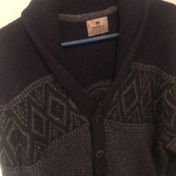Wind River Heritage Perfect Dad Sweater button up wool by the fireplace sweater - Picture 4 of 4